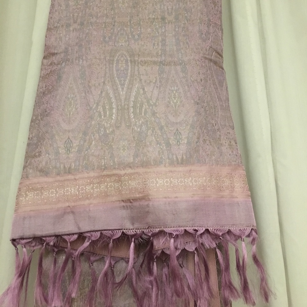 Pine cone hill purple shawl scarf
